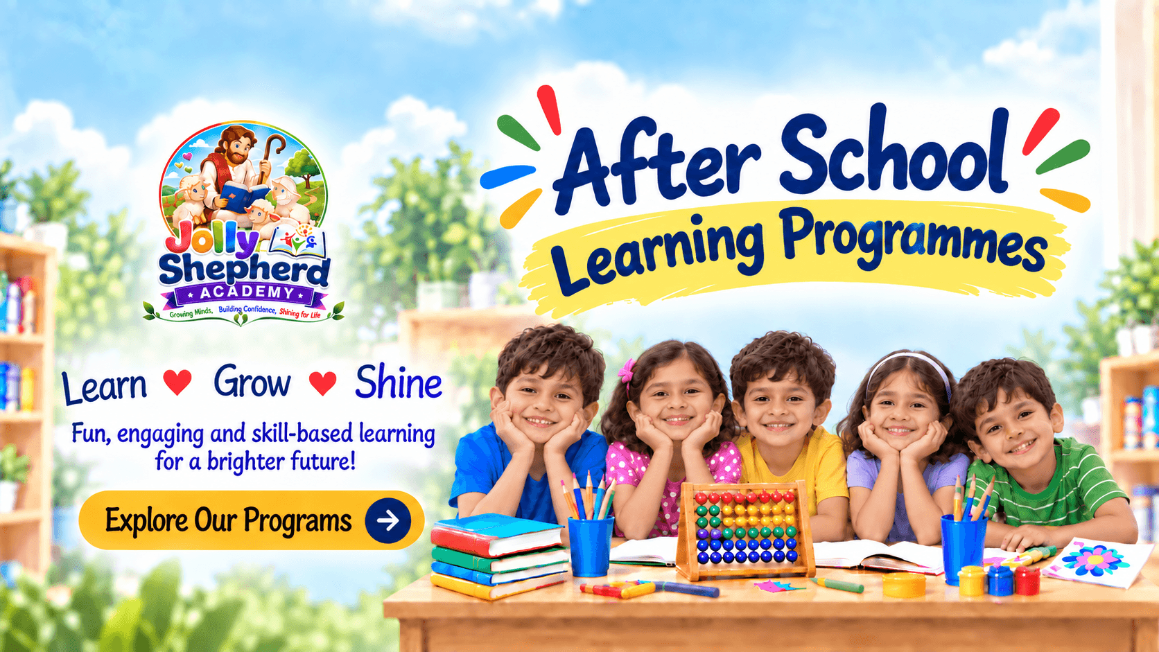 Jolly Shepherd Academy — after school learning programmes for children